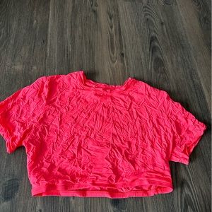 Skims Fits Everybody Super Cropped T shirt Fushia, Sold out